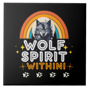 Wolfgeist Innen Fliese