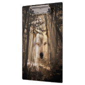 Wolfgesicht im Holz Klemmbrett (Links)