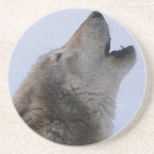 Wolfheulen Sandstein Untersetzer