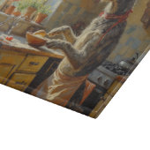 Wolfhound Cooking in Kitchen Schneidebrett (Ecke)