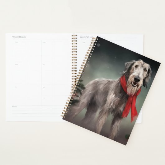 Wolfhound Dog in Schneehocht Planer (Anzeige)