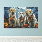 Wolfhound Halloween Spooky Leinwanddruck (Insitu (Holzboden))