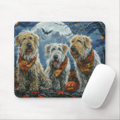Wolfhound Halloween Spooky Mousepad (Mit Mouse)