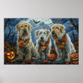 Wolfhound Halloween Spooky Poster (Vorne)