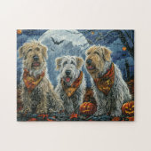 Wolfhound Halloween Spooky Puzzle (Horizontal)