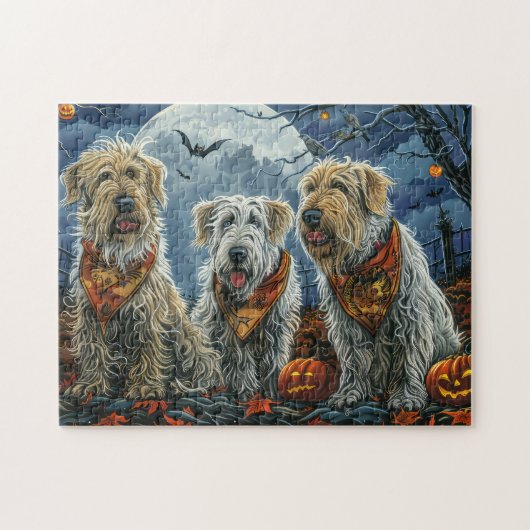 Wolfhound Halloween Spooky Puzzle (Horizontal)