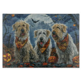 Wolfhound Halloween Spooky Schneidebrett (Vorderseite)