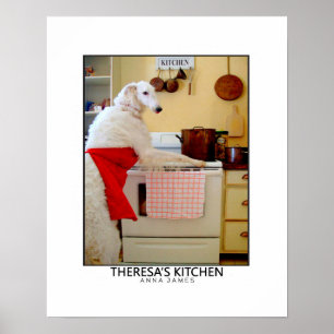 Wolfhound Puck Poster für Frame