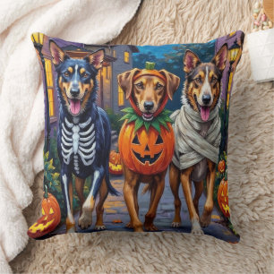 Wolfhound-Trick-oder-Treating Halloween-Kostüme Kissen