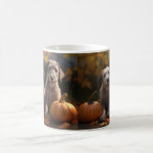Wolfhound Welpe Herbst Delight Pumpkin Kaffeetasse (Mittel)
