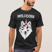 Wolficorn Unicorn für Party T-Shirt (Vorderseite)