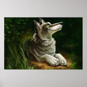 Wolfie Erholung Poster