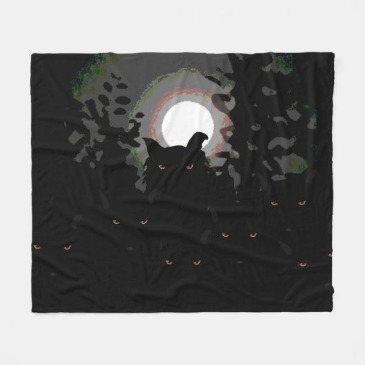 Wolfie Fleece Blanket (Vorderseite (Horizontal))