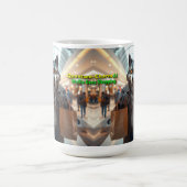 Wolfie Goes Shopping Mug Kaffeetasse (Mittel)