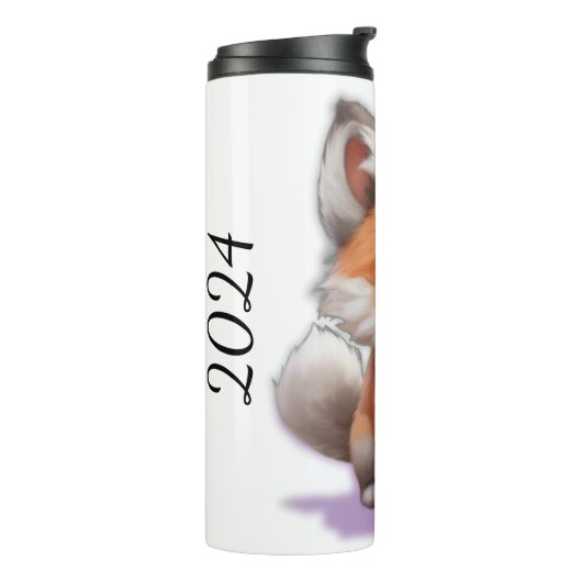 Wolfie! Thermosbecher (Nach links gedreht)