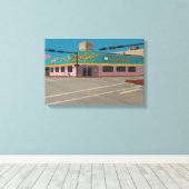 Wolfie's Coffeeshop Leinwanddruck (Insitu (Holzboden))