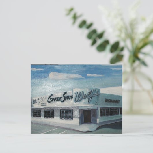 Wolfies Miami Beach Postkarte (Stehend Vorderseite)