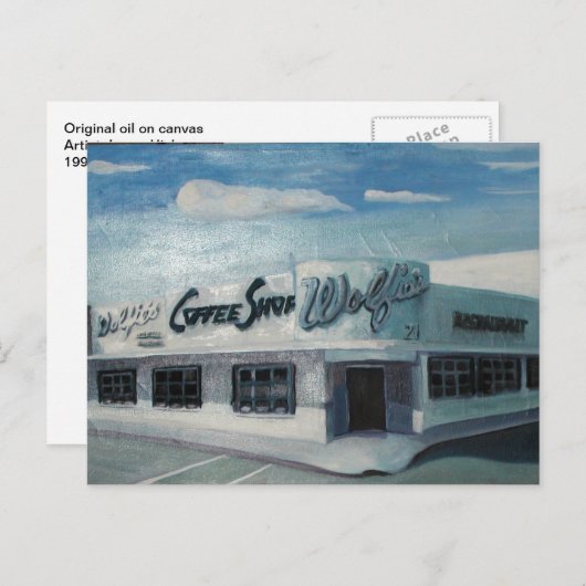 Wolfies Miami Beach Postkarte (Vorne/Hinten)