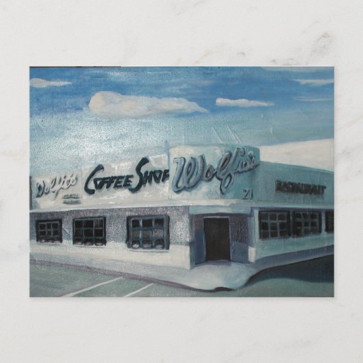 Wolfies Miami Beach Postkarte (Vorderseite)