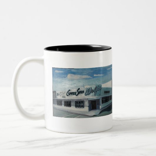 Wolfies Zweifarbige Tasse (Links)