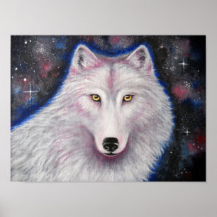 Wölfin postieren poster