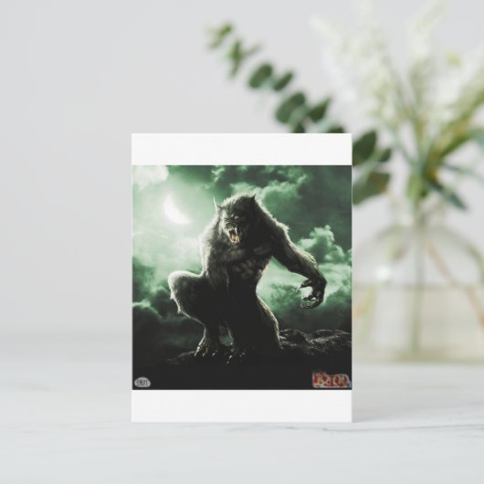 Wolfje ;) postkarte (Stehend Vorderseite)