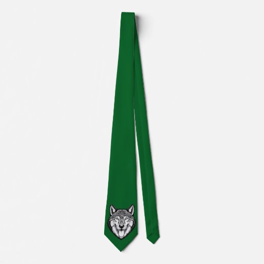 Wolfkopf von vorne krawatte (Vorderseite)