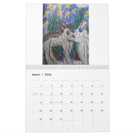 Wolfkünste Kalender (Mär 2026)