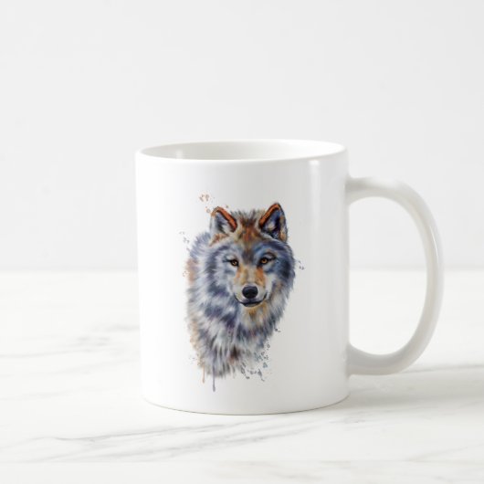 Wolfkunstentwurf Kaffeetasse (Rechts)