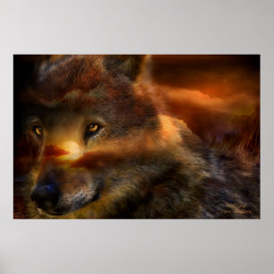 WolfLand Art Poster/Print Poster