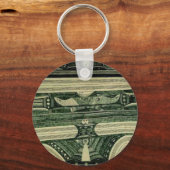 Wölfli 'Petrol' Fine Art Schlüsselanhänger (Vorderseite)