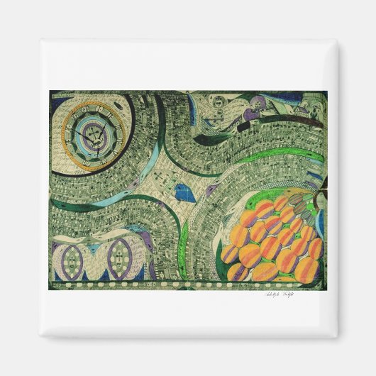 Wölfli "Saint Mary Castle" Kunst, Dichtung und Mus Magnet (Vorne)