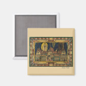 Wölfli "Waldau" Kunst, Dichtung und Musik Magnet (Vorderseite/Rückseite)