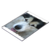 Wolfmalamute-Bild-Notizbuch Notizblock (Linke Seite)