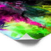 Wolfmalerei Poster (Ecke)