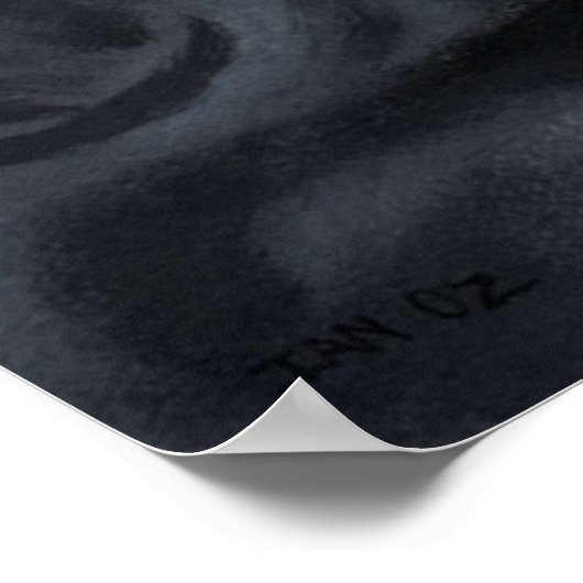 Wolfman Acrylmalerei Poster (Ecke)