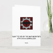 Wolfman Birthday Wishes Card Karte (Rückseite)