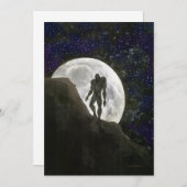 Wolfman Full Moon Einladung (Vorne/Hinten)