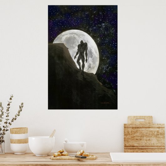 Wolfman Full Moon Poster (Küche)