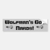 Wolfmans got NARDS! Autoaufkleber (Vorne)