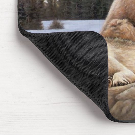 WolfMausunterlage Mousepad (Ecke)
