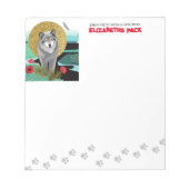 WOLFMOON AURA - Notizblock - Text anpassen (Vorderseite)