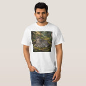 Wolfmutter und Welpen T-Shirt (Vorne ganz)