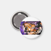 Wolfnacht Allein Magnet (Vorderseite/Rückseite)