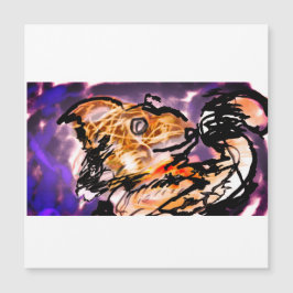 Wolfnacht Allein Magnetkarte