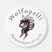Wolfopelli 3 magnet (Vorne)