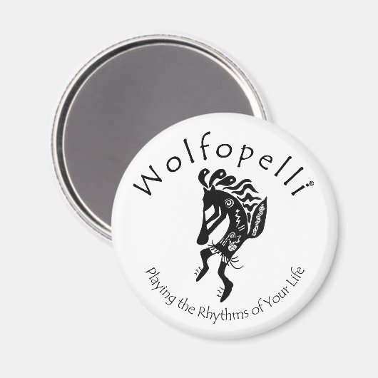 Wolfopelli Magnet (Vorderseite/Rückseite)