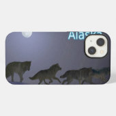 Wolfpack iPhone Hülle (Rückseite (Horizontal))