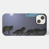 Wolfpack iPhone Hülle (Rückseite (Horizontal))