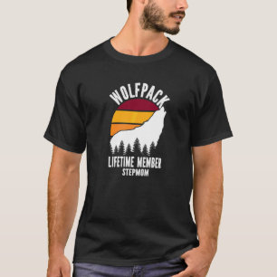 Wolfpack Lebenslanges Mitglied Stiefmutter Wolf Fa T-Shirt